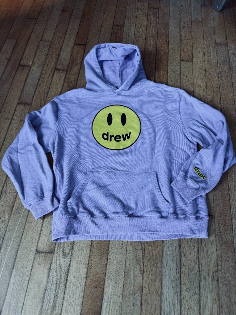 Drew House, Lavender Hoodie. SZ Large